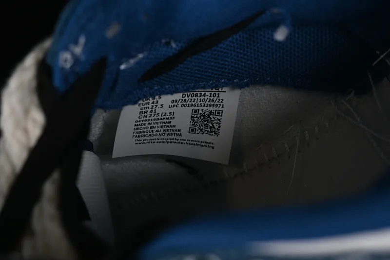 All categories Nk SB Dunk series Nk SB Dunk Low Low-top sneakers Nk Dunk Low Black and white blue High street style Protect the ocean Hemp rope deconstruction SB strap low-top casual sneakers DV0834-101